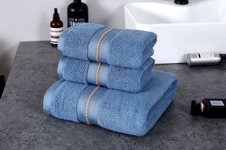 24 Style Premium Cotton Hand Towel Hotel Swimming Towel Blue Towels bath towel Bedding and towels best drying bath towel cotton towels Home towels