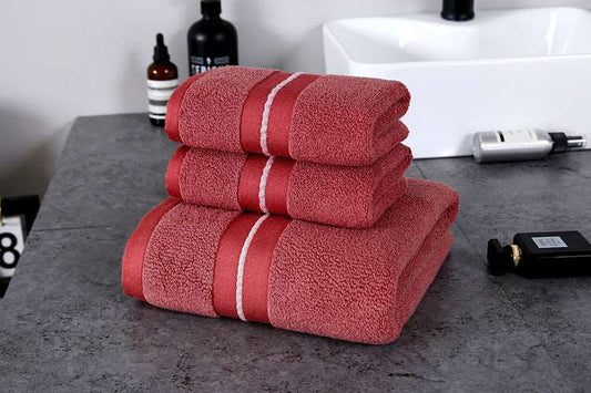 24 Style Premium Cotton Hand Towel Hotel Swimming Towel Red Towels bath towel Bedding and towels best drying bath towel cotton towels Home towels