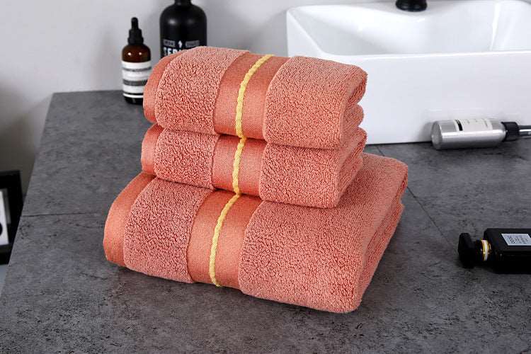 24 Style Premium Cotton Hand Towel Hotel Swimming Towel Orange Towels bath towel Bedding and towels best drying bath towel cotton towels Home towels