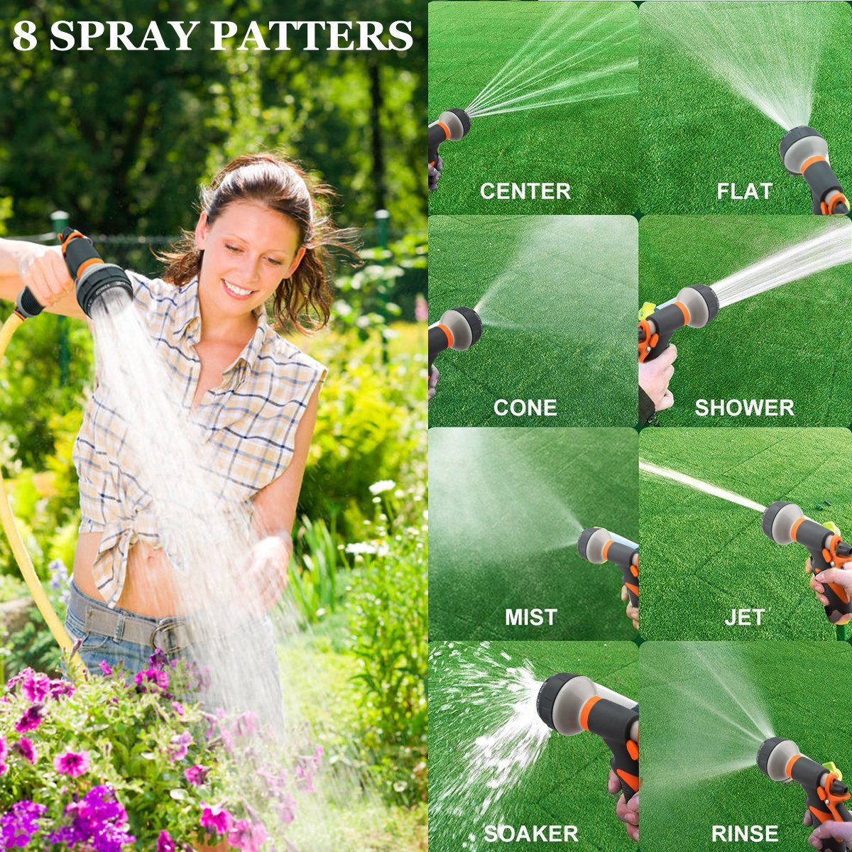 Hardware Garden Tools All Metal Spray Gun Water Devices garden Garden spray gun garden tools home