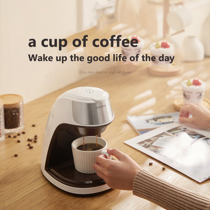 New Coffee Machine Fully Automatic Home Office Mini American Small Portable Coffee Maker Coffee Maker coffee machine kitchen kitchen appliances portable small appliances smart machine