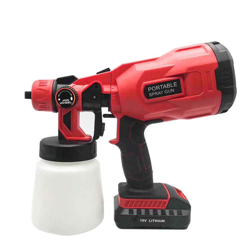 Cordless power tool paint spraying machine Red Home Tools cordless paint gun home home tool paint spray gun portable paint gun rechargeable