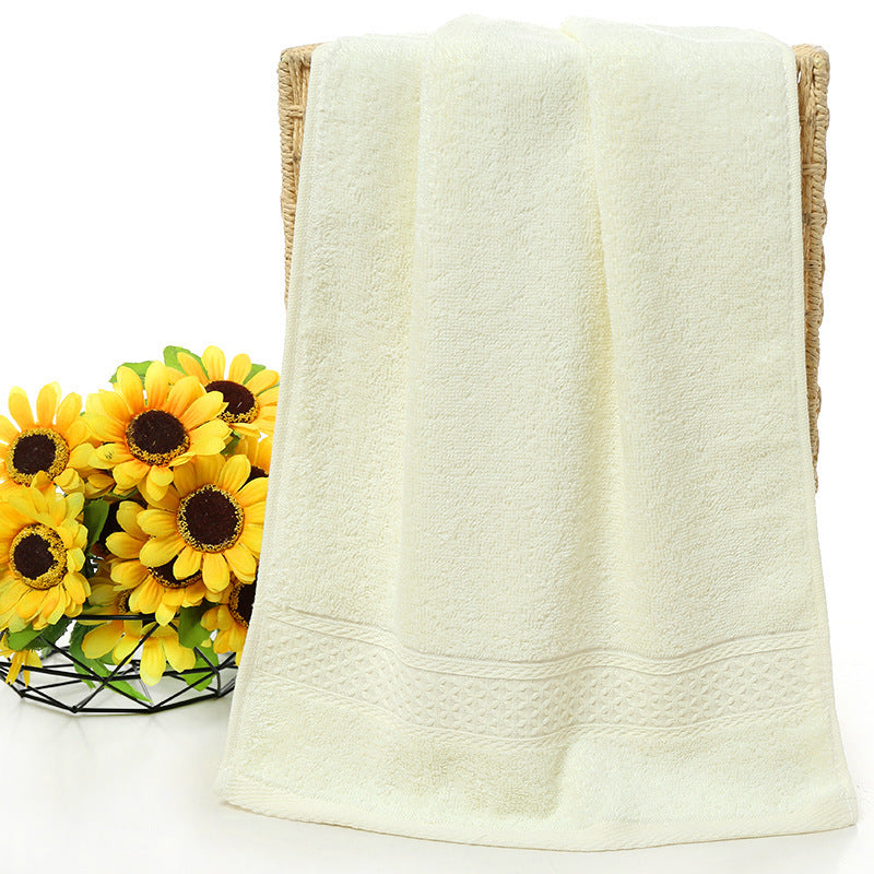 Pure cotton plain towel bath towel Milky white Towels bath towel Bedding and towels best drying bath towel cotton towels Home towels