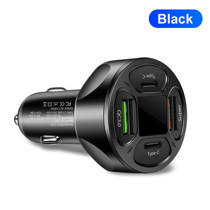 66W Multi-Port Car Charger – Digital Display, Dual USB & Type-C Mobile chargers for cars Car Charger Digital Display Car Charger Fast Charging Car Charger Multi-Port Car Charger Super Fast Car Charger Universal Car Charger USB Type-C Car Charger {{ product_collections }} {{ product_description }}