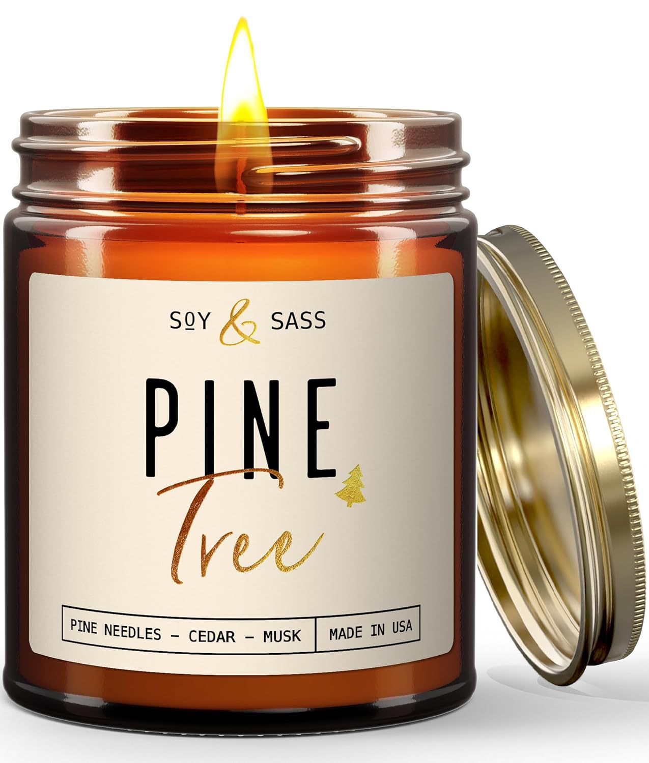 Pine Candle Scented Home Fragrance Candles candles decor home scented candles