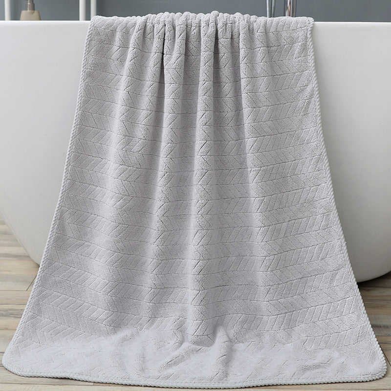 Coral Fleece Bath Towel Thickening Towel Absorbent Towels bath towel beach towel home