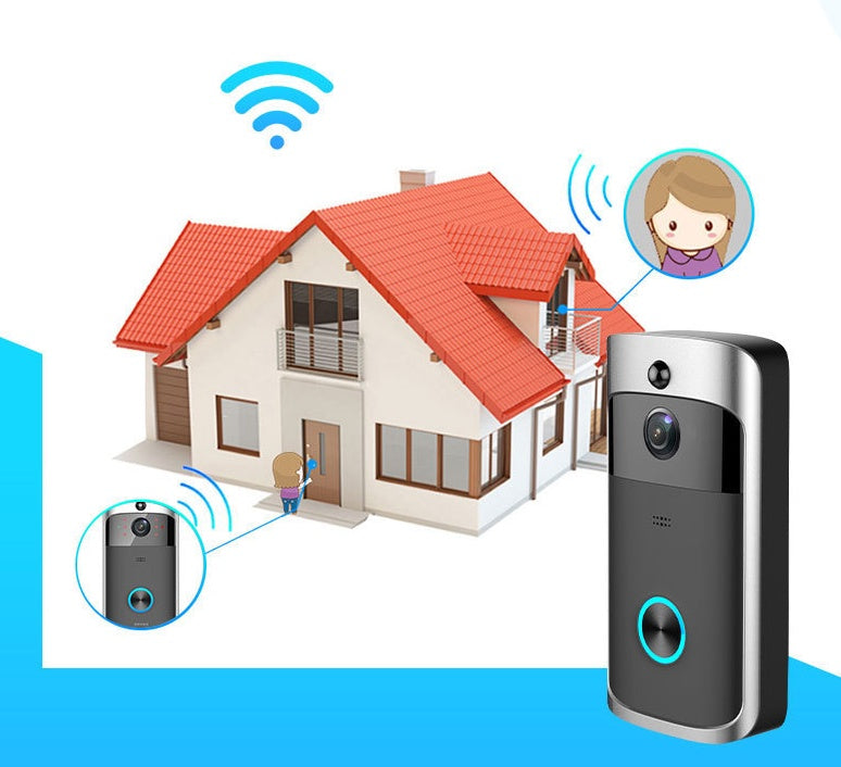 Wireless Video Camera Ringer Doorbell Ring Doorbells Doorbell doorbell with camera doorbell with mobile connected camera doorbell with wifi connected camera home home security Intercom security Security Camera