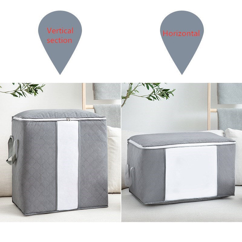 Quilt storage bag clothes quilt storage bag Light Grey Storages & Racks bedding blanket home organizer quilt storage