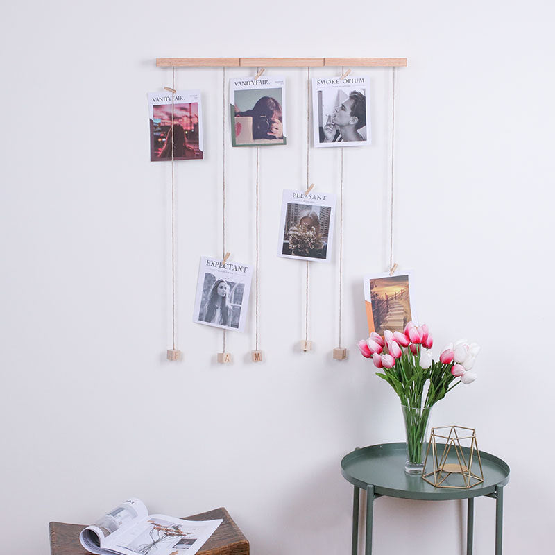 Wooden photo background frame Default Photo frames decor home photo frame