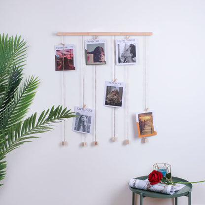 Wooden photo background frame Photo frames decor home photo frame