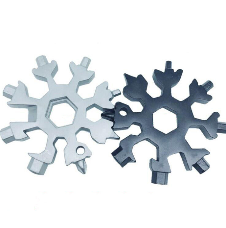 Snow 18 In One Multi-Function Tool Card Combination 1 set 2 pcs Home Tools home home tools Screw Driver Snowflake wrench