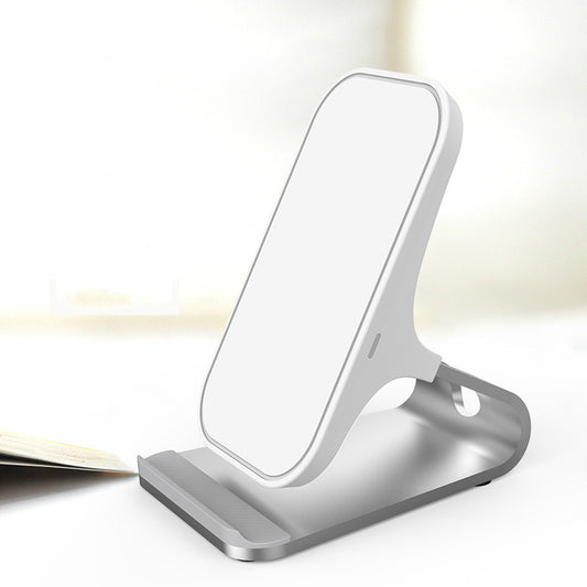 Wireless Charger Induction Fast Charge | 15W Smart Charging | Metal Design Silver 15W Wireless Chargers android fast charger iPhone New arrival oppo samsung table wireless charger {{ product_collections }} {{ product_description }}