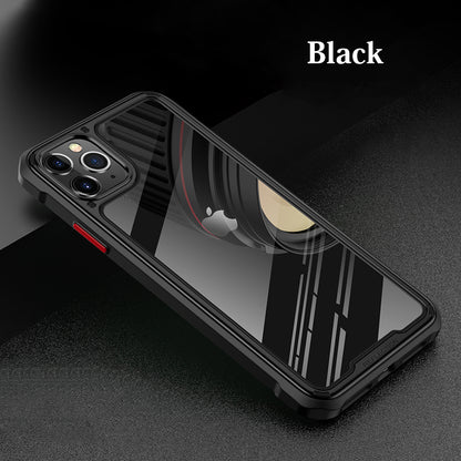 Transparent Silicone Case for iPhone | Business Style | PU+TPU Black iPhone cases air bag anti fall fall protection iPhone iPhone case new arrival plastic {{ product_collections }} {{ product_description }}