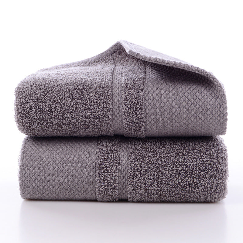 Long Staple Combed Cotton Towel Face Washing Face Towel Thick Cotton Platinum Section Gray Towels bath towel Bedding and towels best drying bath towel cotton towels Home towels