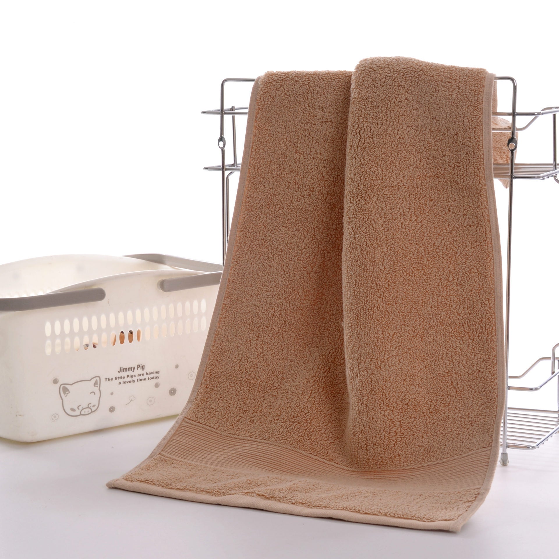 Cotton absorbent towel Light coffee Towels bath towel Bedding and towels best drying bath towel cotton towels Home towels