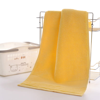 Cotton absorbent towel Yellow Towels bath towel Bedding and towels best drying bath towel cotton towels Home towels