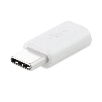 Micro USB to USB C Adapter White Adapters & Converters adapters C type converter electronics micro USB