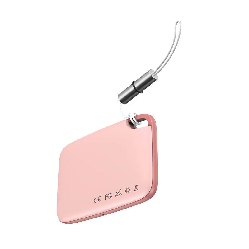 Mini Gps Tracker Anti Lost Bluetooth T2 Pink Tracking Device Bluetooth car tracker electronics electronics accessories Gift GPS Tracker Locator Pet Tracker Tracker tracker case