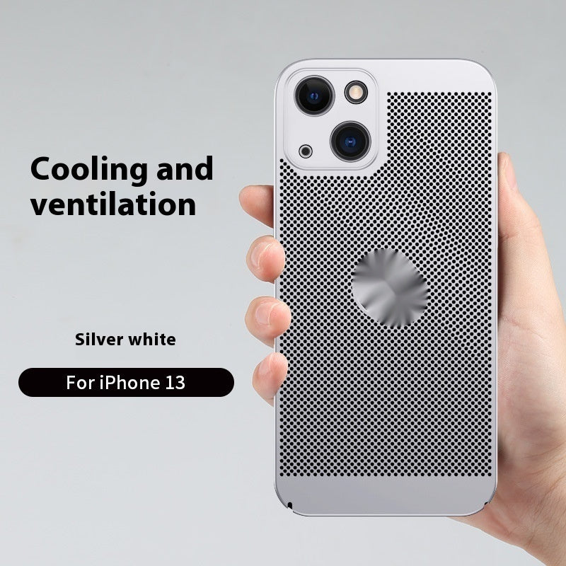 Matte Solid Color Heat Dissipation Phone Case | Drop-Resistant & Fingerprint-Resistant Silver iPhone cases breathable heat dissipation iPhone iPhone case luxury new arrival premium {{ product_collections }} {{ product_description }}