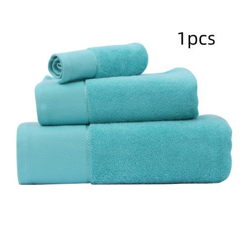 Cotton Towel, Absorbent Gift Towel, Bath Towel Blue 70x140cm 600g 1pcs Towels bath towel Bedding and towels best drying bath towel cotton towels Home towels