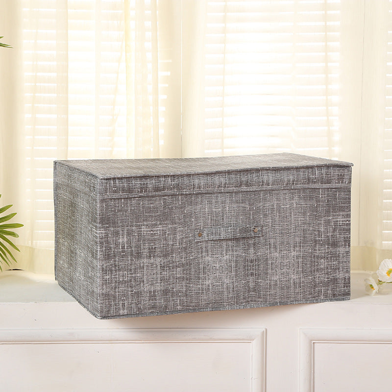 Fabric Foldable Storage Storage Box Toy Clothes Storage Bag Light gray Storages & Racks clothes home oragnizer storage wardrobe