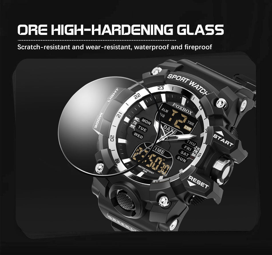 Luminous Waterproof Multifunctional Fashion Double Display Electronic Watch Smart Watches electronics smart watch