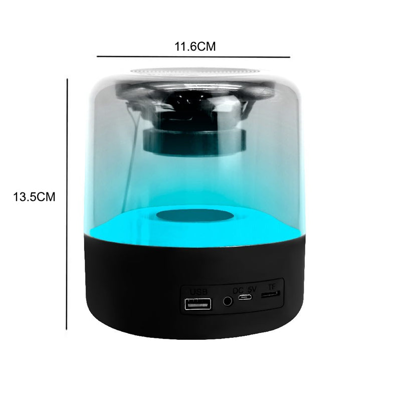 Portable Wireless Music Speaker with LED Color Lights- USB Rechargeable Speakers audio audio device audio devices Audio&Speaker bluetooth bluetooth speaker Consumer Electronic electronics electronics accessories Portable