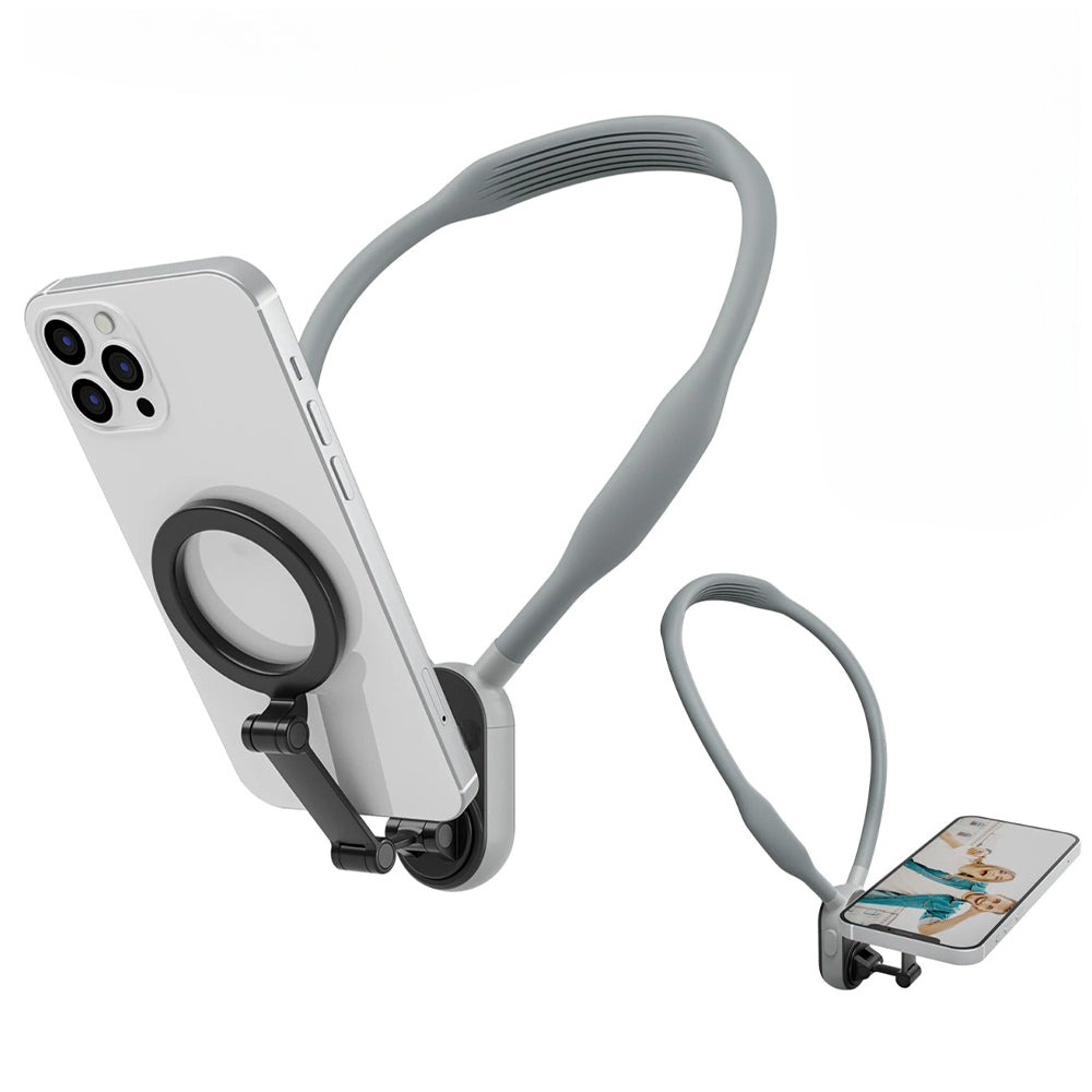 Hand Free Magnetic Vlog Phone Neck Mount Holder for Mobile Phone Accessory