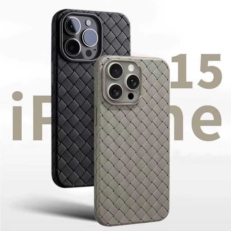 Woven Pattern Phone Case | Breathable Heat Dissipation | Drop-resistant Protective Cover iPhone cases best breathable heat dissipation iPhone iPHone case new arrival {{ product_collections }} {{ product_description }}