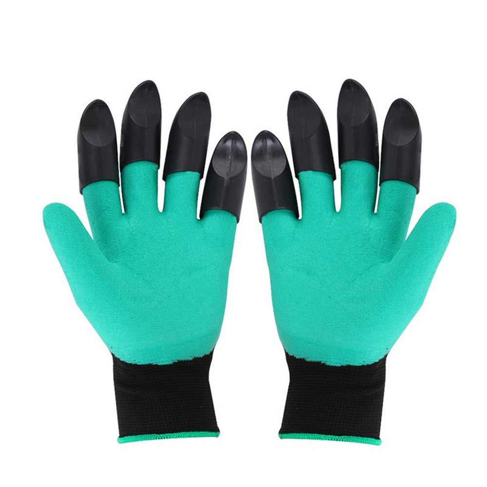 Garden Gloves With Claws Waterproof Garden Gloves For Digging Planting Breathable Gardening Gloves For Yard Work Green Garden Tools garden garden tools gloves for garden home