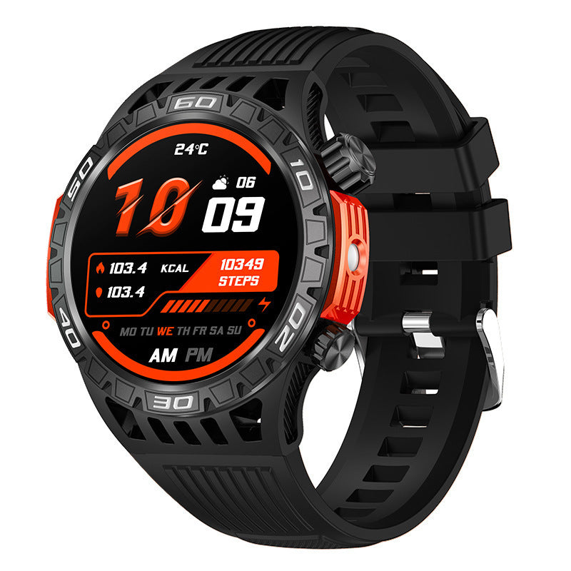 Outdoor Bluetooth Calling HT22 Compass Flashlight Heart Rate Blood Pressure More Than Sport Smart Watch Black Smart Watches blood oxygen electronics health tracking smart watch water proof