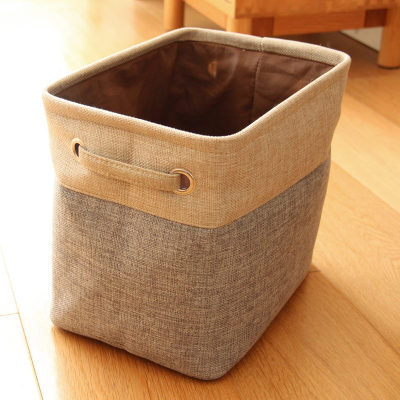 Storage Box made from Jute, for home and living room Storages & Racks foldable garden home organizer room storage table