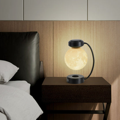 3D LED Moon Night Light Wireless Magnetic Levitating Rotating Floating Ball Lamp For School Office Bookshop Home Decoration Lights & Lamps creative LED lamp decor home lamps LED lamp living room magnetic lavitating matchless matchless online matchlessonline table lamp