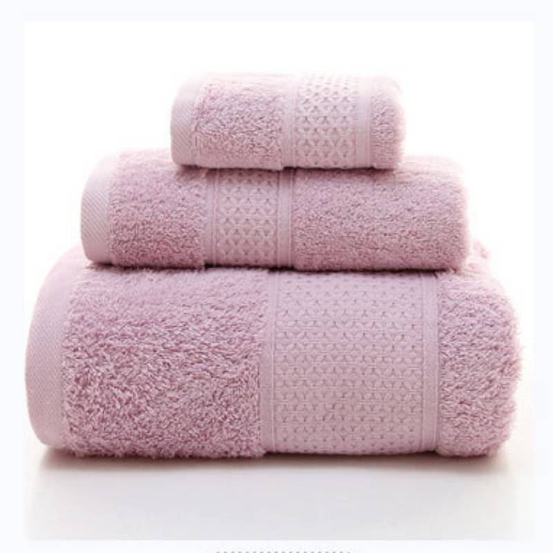 Pure cotton thickened bath towel Purple 70X140 1pc Towels bath towel Bedding and towels best drying bath towel cotton towels Home towels