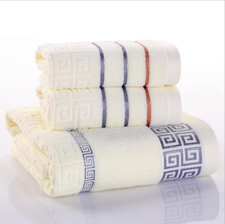 Three-piece cotton towel set Milky Towels bath towel Bedding and towels best drying bath towel cotton towels Home towels