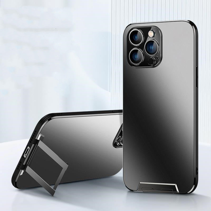 Minimalist iPhone Case & coverwith Invisible Bracket - Solid Color Protection Black iPhone cases iphone iphone case iphone cover iPhone Protective Cover New arrival Slim iPhone Case Stylish iPhone Case {{ product_collections }} {{ product_description }}