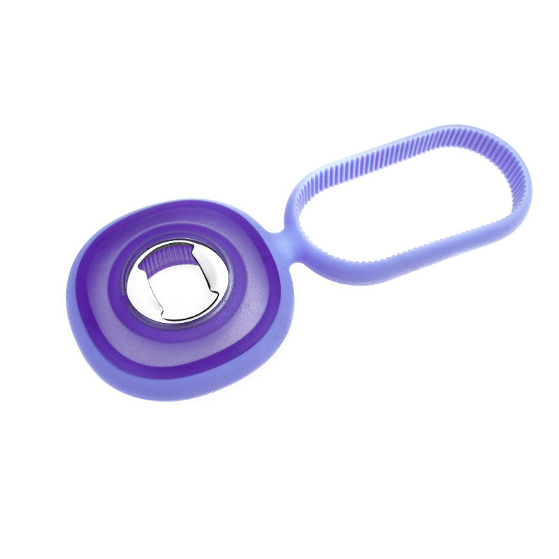 Multifunctional silicone bottle opener Purple Bottle & Can Opener bottle opener can opener kitchen kitchen accessories