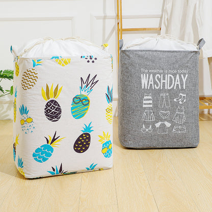 Storage bag bundle mouth sundry storage basket Storages & Racks basket bucket home laundry modern organizer storage