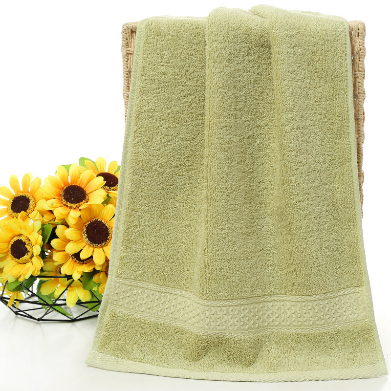 Pure cotton plain towel bath towel Grass green Towels bath towel Bedding and towels best drying bath towel cotton towels Home towels