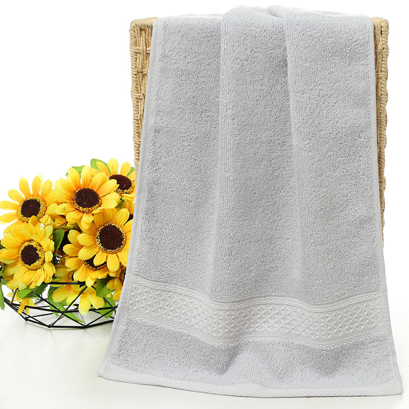 Pure cotton plain towel bath towel Light grey Towels bath towel Bedding and towels best drying bath towel cotton towels Home towels