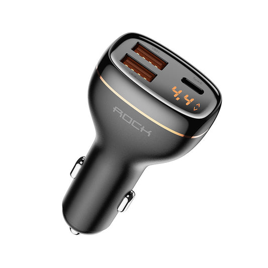 Three-Port Fast Car Charger - Wireless and USB-C Charging | Efficient and Compact for Group Travel Black Mobile chargers for cars best car charger for multiple devices car charger for group travel car charger for phones car charger with USB-C Car Mobile Phone Charger Fast Charging Car Charger New arrival portable car charger three-port car charger Travel Car Charger {{ product_collections }} {{ product_description }}