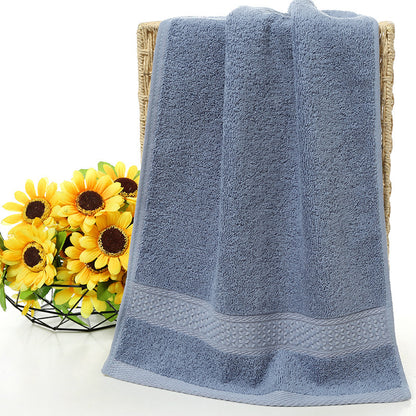 Pure cotton plain towel bath towel Grey blue Towels bath towel Bedding and towels best drying bath towel cotton towels Home towels