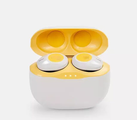 Wireless music headphones In ear style Yellow Headphones & Earbuds bluetooth control on headphone electronics headphone in ear noise cancellation