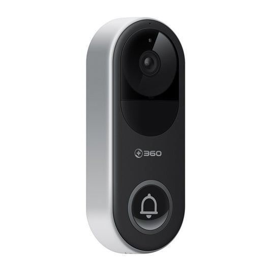 Smart video doorbell camera Black