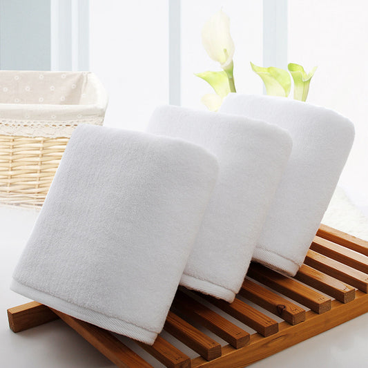 Cotton White Bath Towel Special Soft Bed Towel Cotton Thickened Absorbent Towels bath towel Bedding and towels best drying bath towel cotton towels Home towels