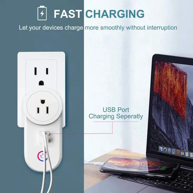 Matter Smart Plug Wi-Fi Computer Table & Accessories computer table electronics electronics accessories home Matter Smart Plug Wi-Fi