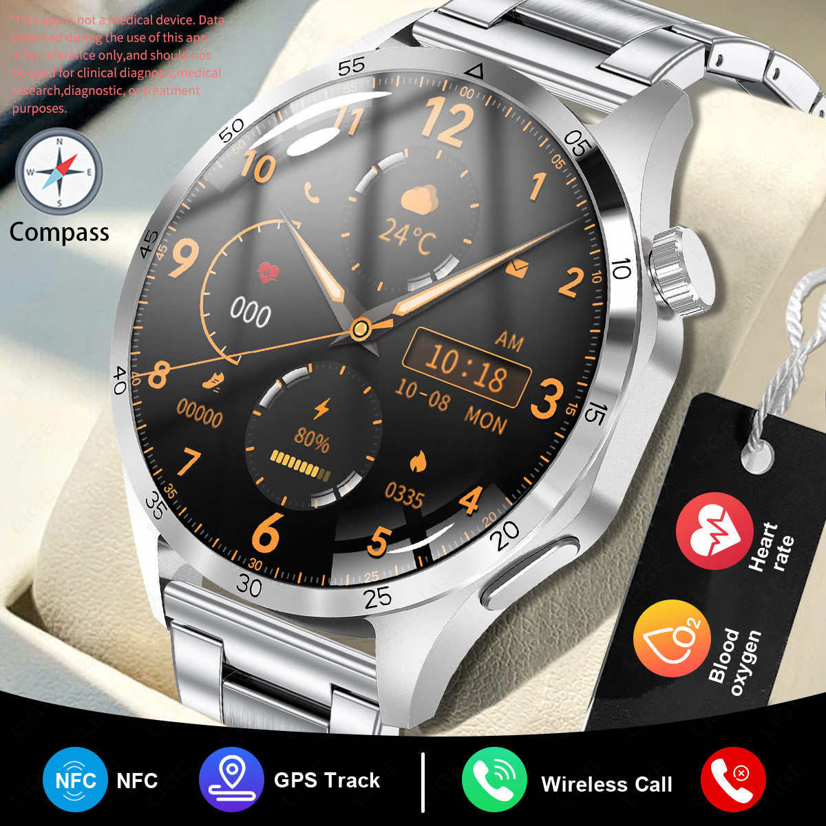 Sport Smart Watch Bluetooth Calling Waterproof Smart Watches electronics health monitoring smart watch sports tracking