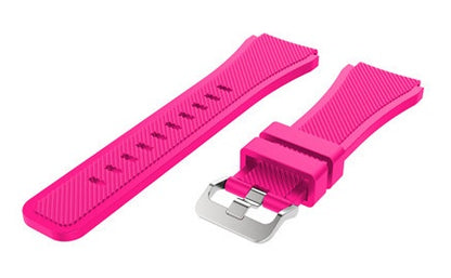 Suitable For Samsung Gear S3 Classic Official Same Silicone Breathable Strap Pink Watch Strap electronics smart watch smart watch band smart watch strap