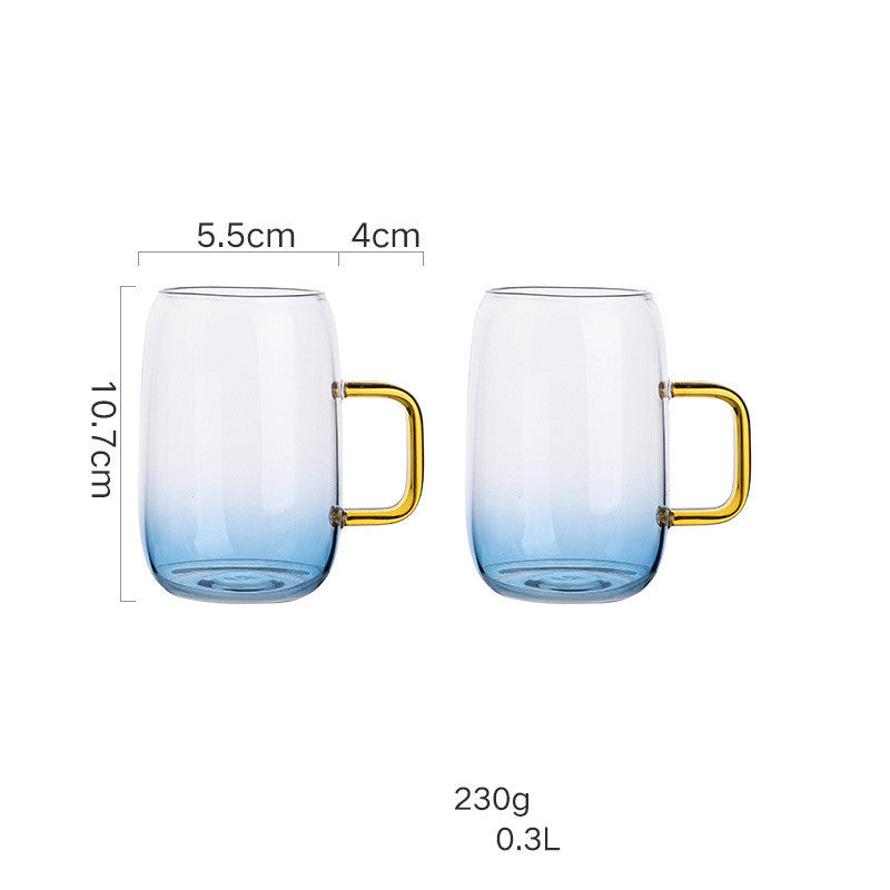 Marble Cold Water Bottle Glass Cup Resistant To High Temperature Two water cups Tumblers, Bottles & Glass dinning table glass home kitchen water bottle water jar water pot