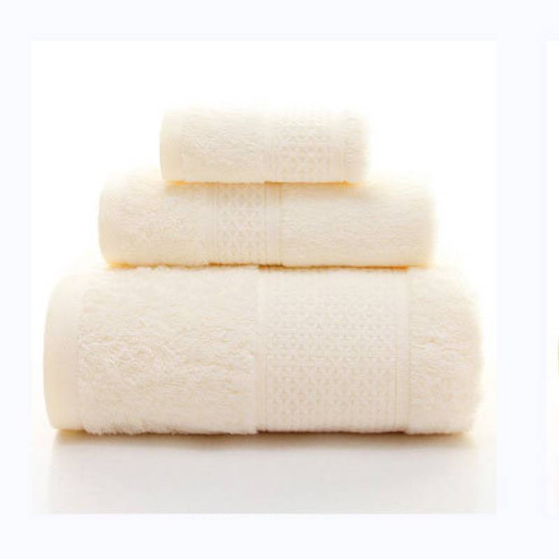 Pure cotton thickened bath towel Beige 70X140 1pc Towels bath towel Bedding and towels best drying bath towel cotton towels Home towels